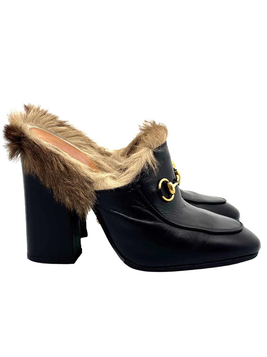 Gucci Horsebit Fur Mules/ 37 상품이미지3