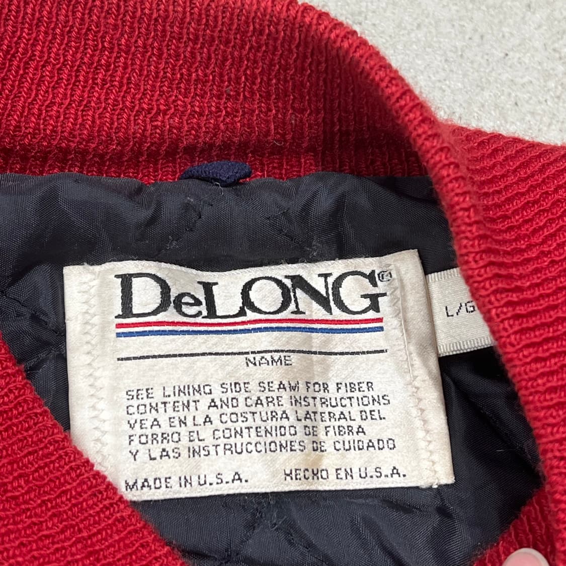 드롱 usa 자수패치 바시티자켓 s10342 상품이미지7