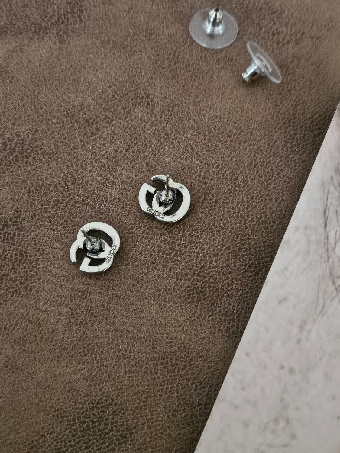 구찌 정품 빈티지 업사이클링 귀걸이925실버 상품이미지2