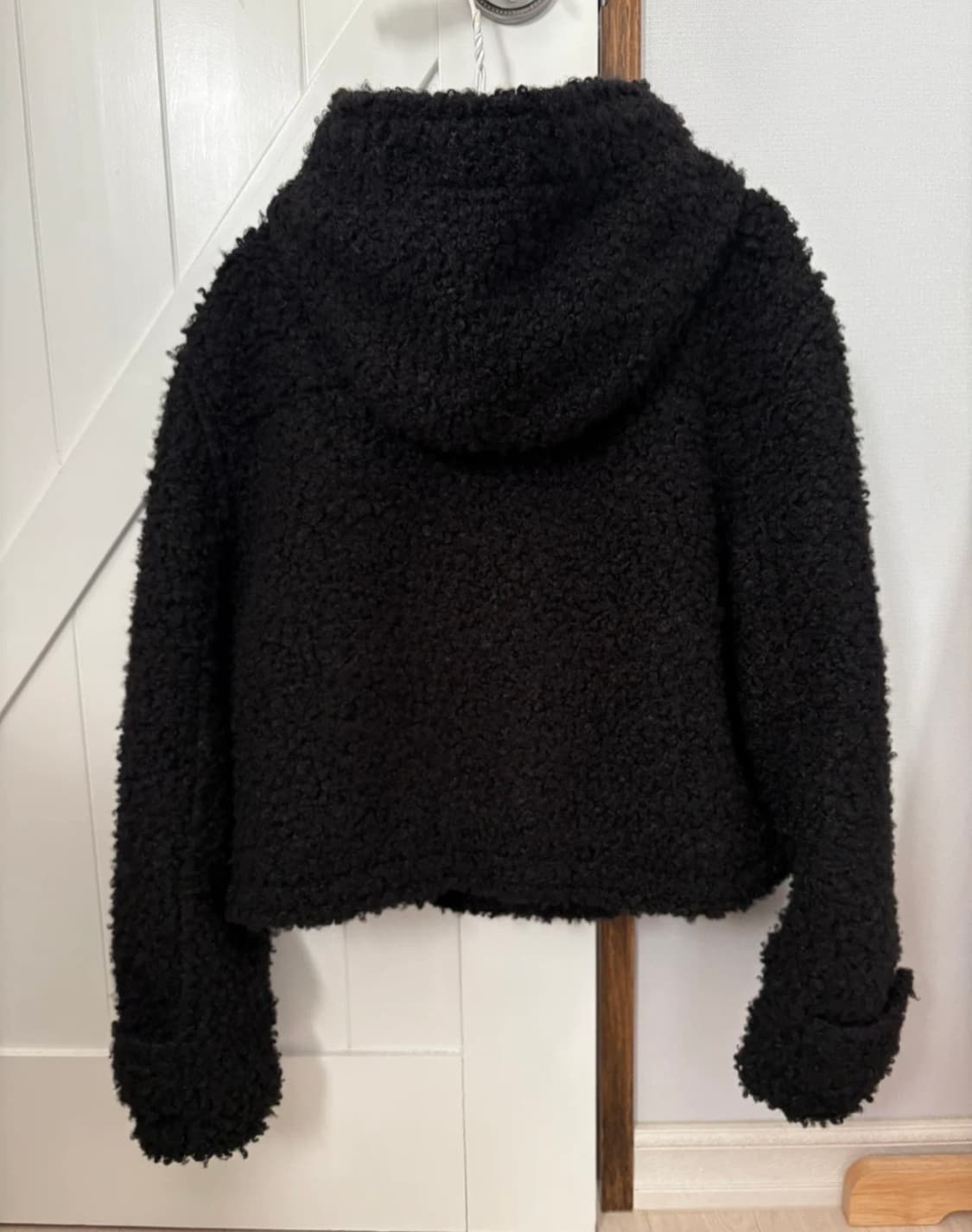 후아유 숏 더플코트 네이비 상품이미지3