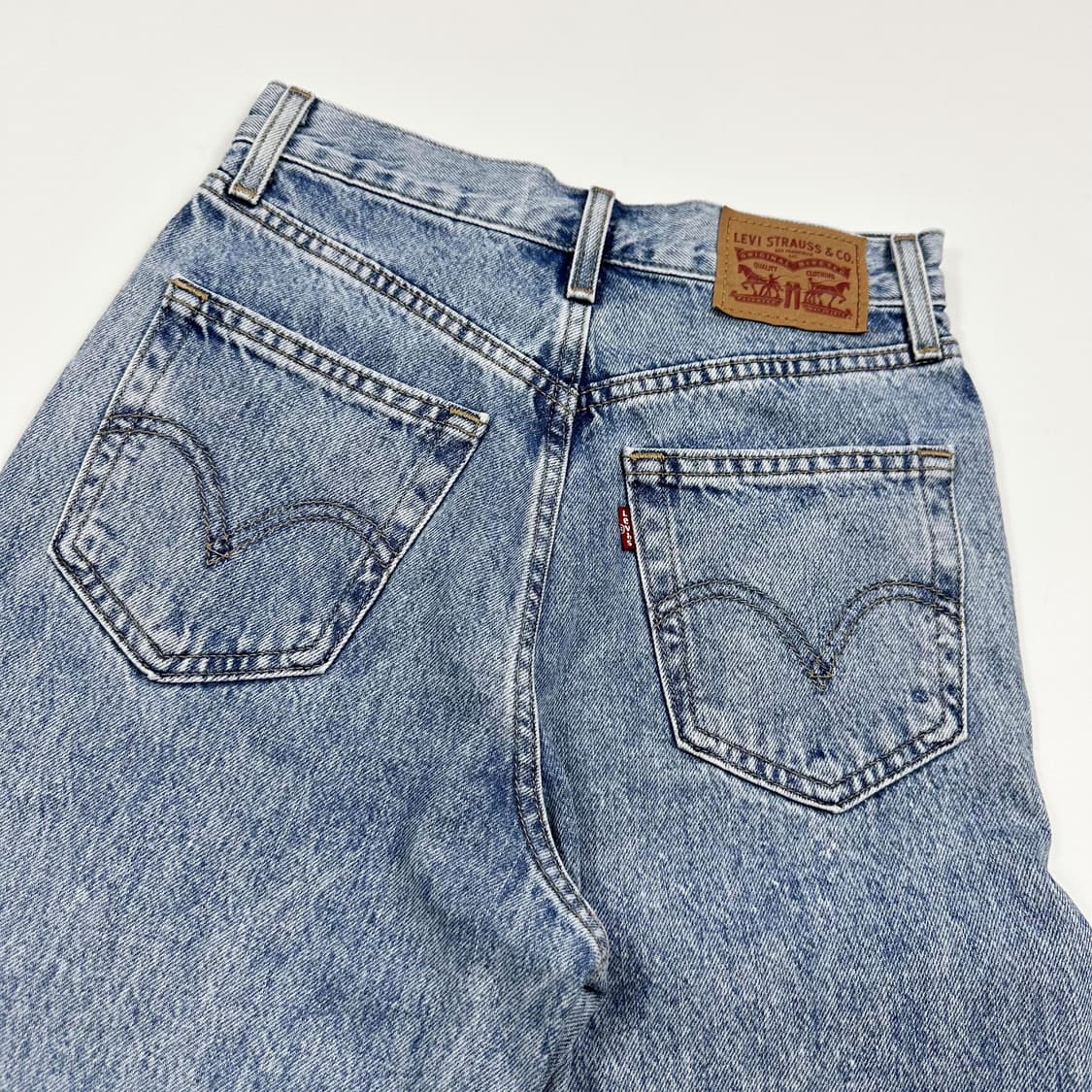 24 리바이스 오리지널 여성 하이웨스트 와이드 데님팬츠 상품이미지4