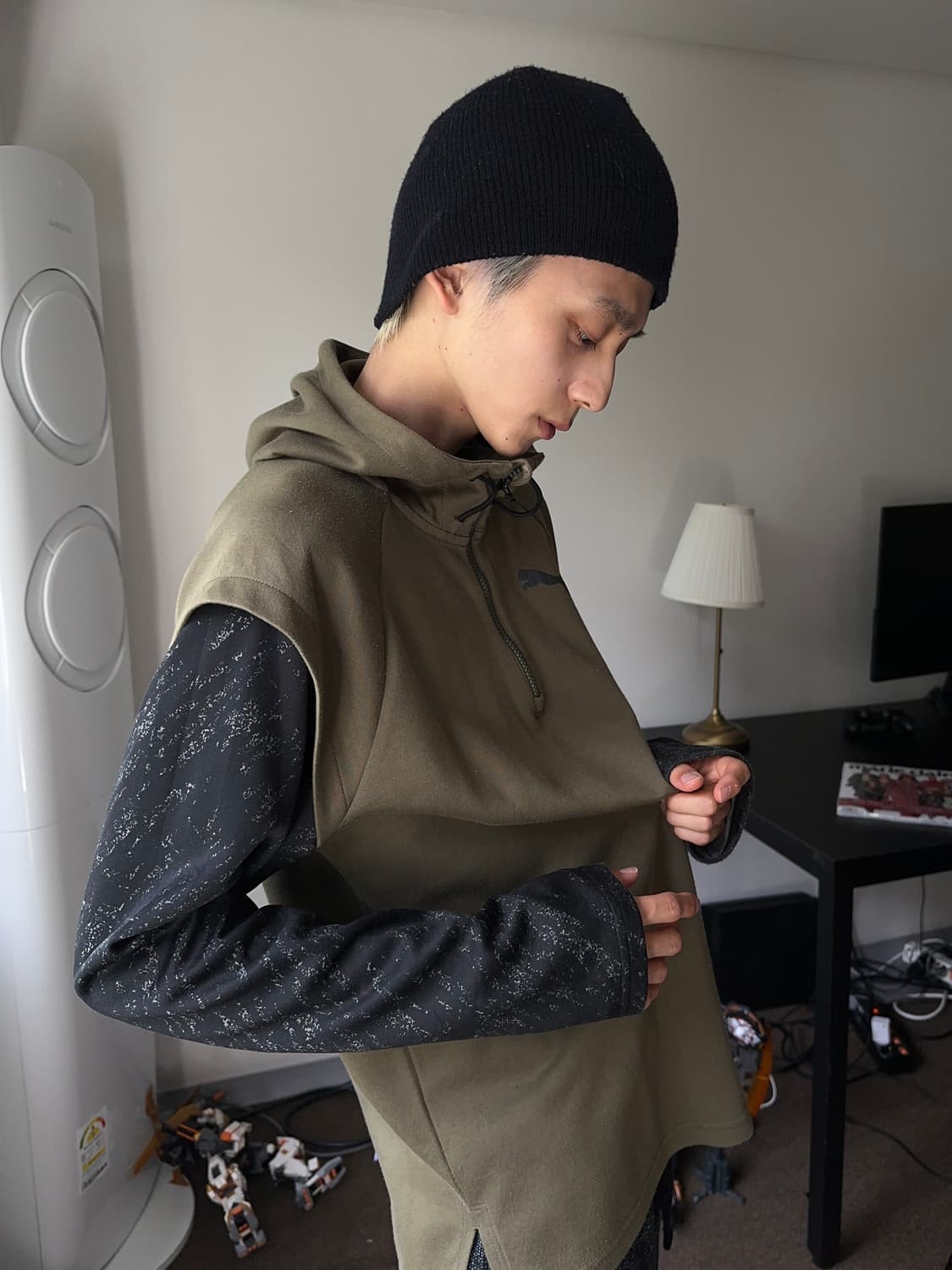 Puma 레이어링 스웻 아노락 상품이미지1