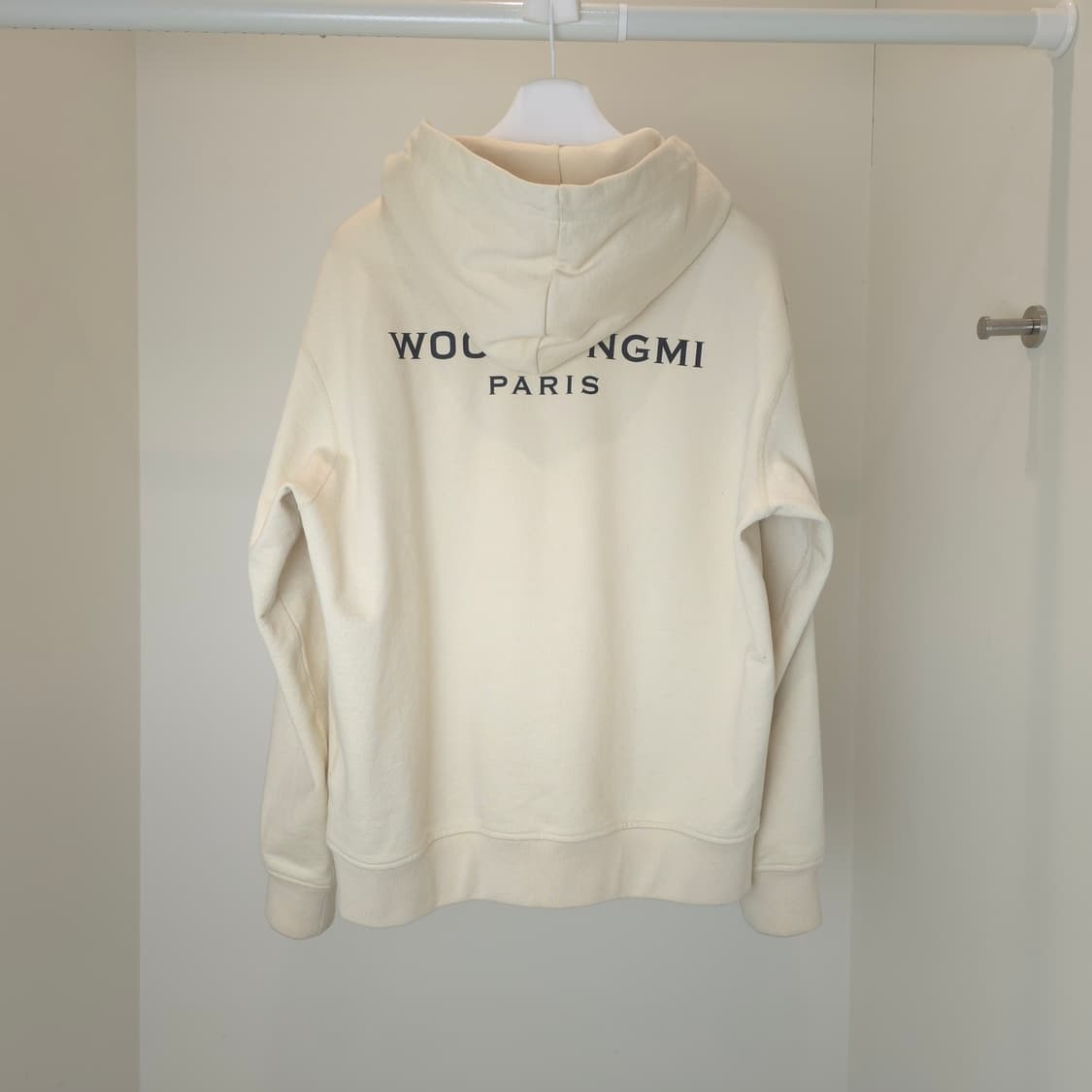 [중고/정품] 우영미 백로고 후드 집업 / W241TS47733I 상품이미지2