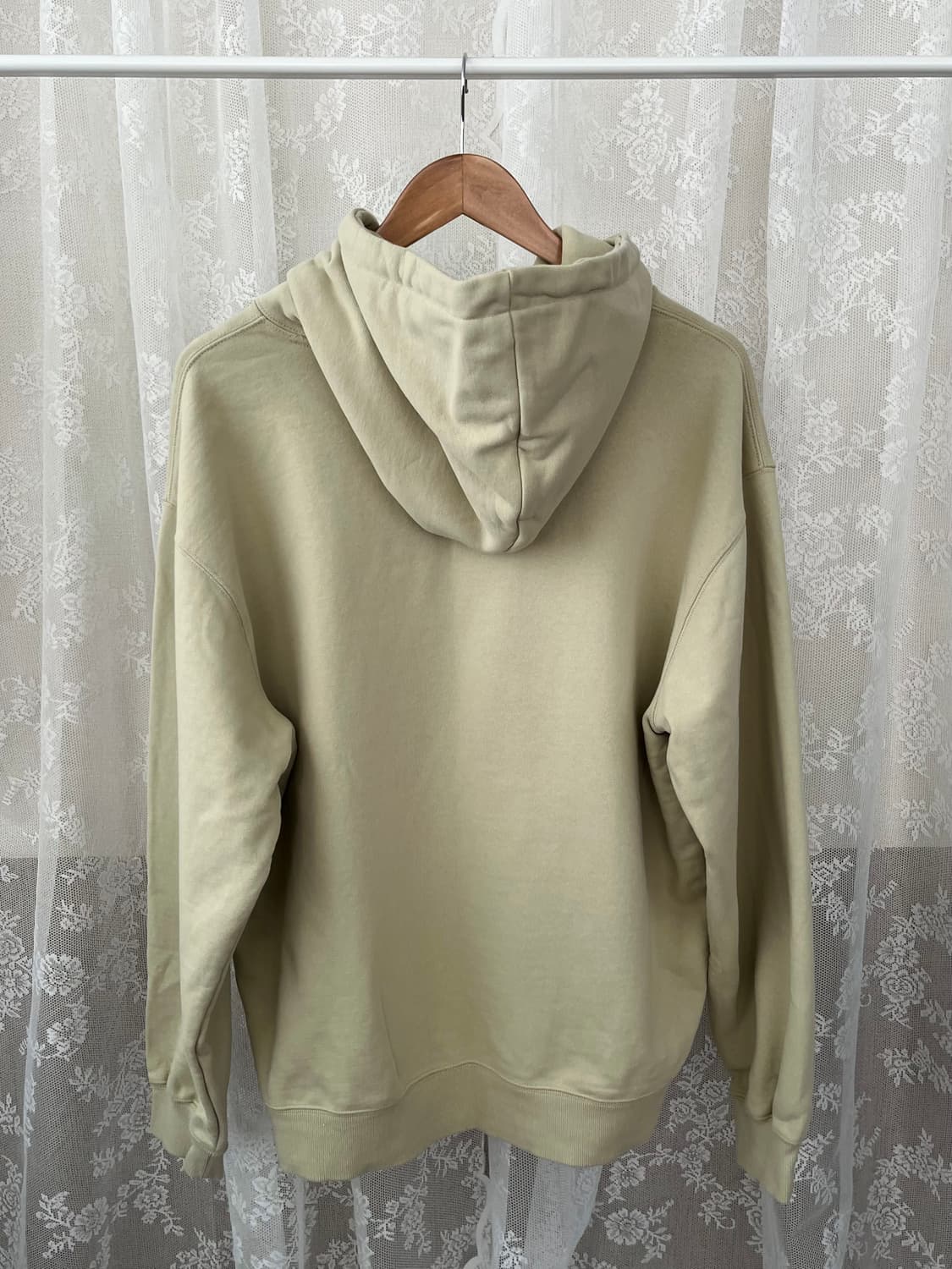 L) BLUR 크로쉐 블러 후디 베이지 상품이미지2