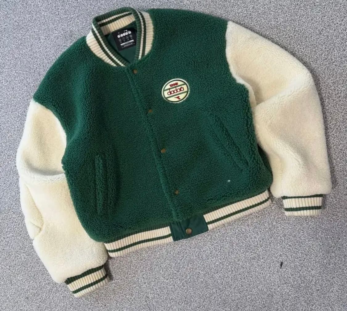 디아도라 아틀레티카 플리스 봄버 자켓 그린L 상품이미지1