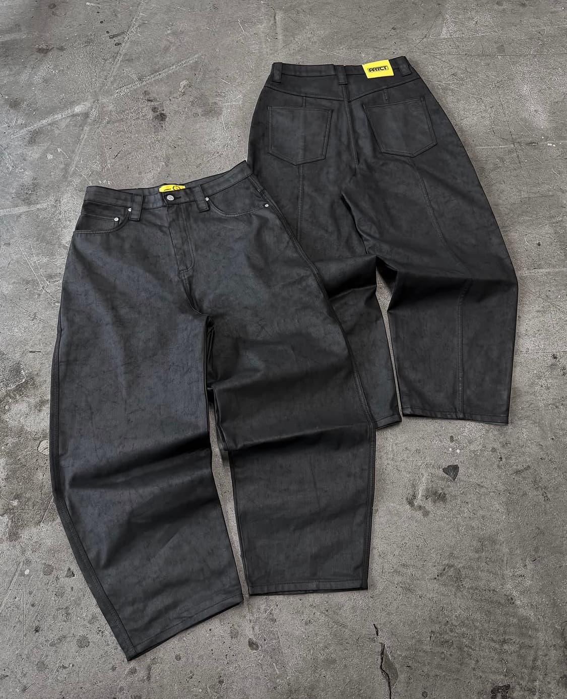 Protect 데님팬츠(wax페이크레더) 상품이미지1