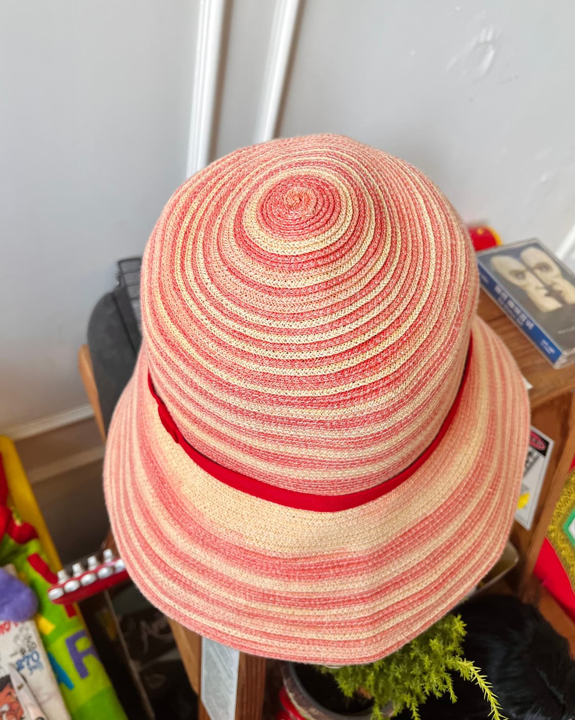 2000s DANIELE MEUCCI Italy Old Straw Hat 상품이미지7