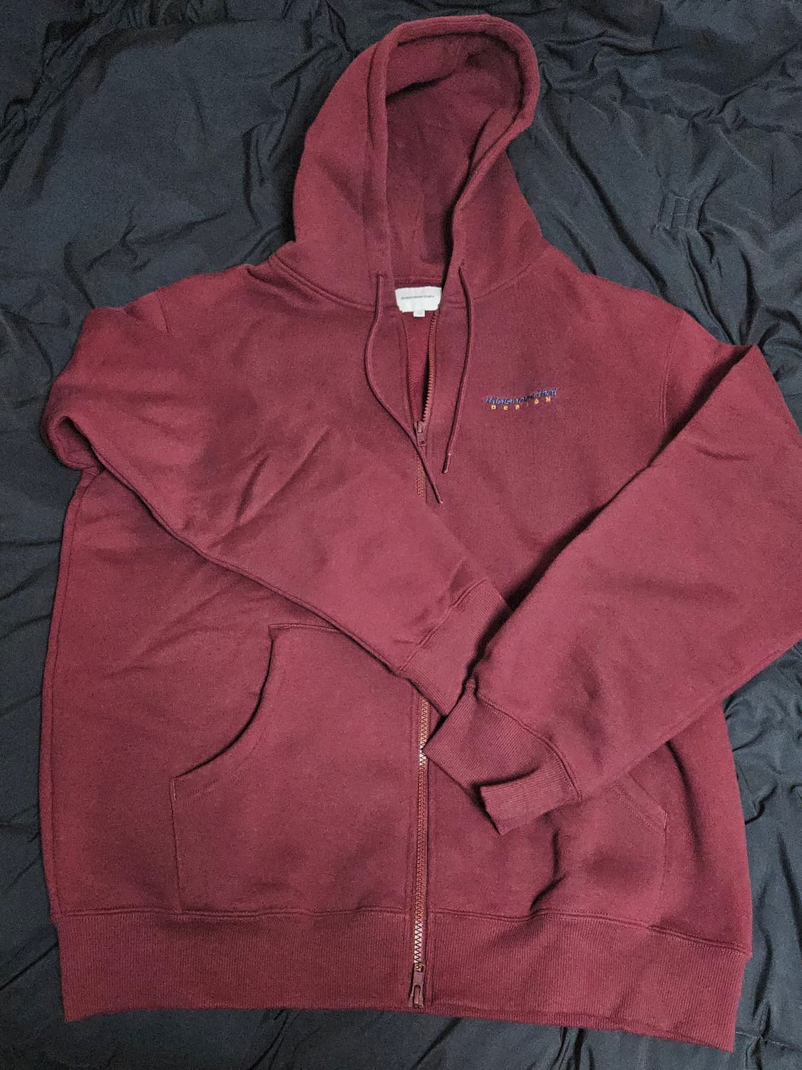 thisisneverthat 집업후드 버건디 상품이미지4