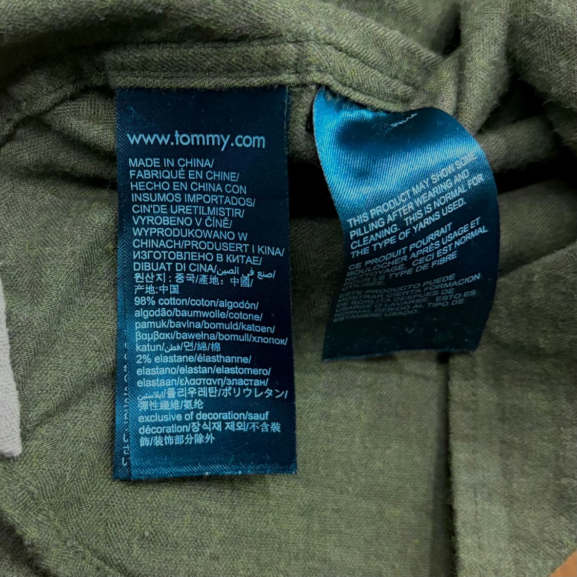 타미힐피거 버튼 다운 셔츠 (M) 상품이미지5