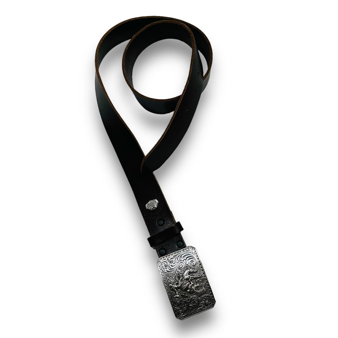 CAVENDER's 서부시대 웨스턴 빅 버클 레더 벨트 상품이미지4