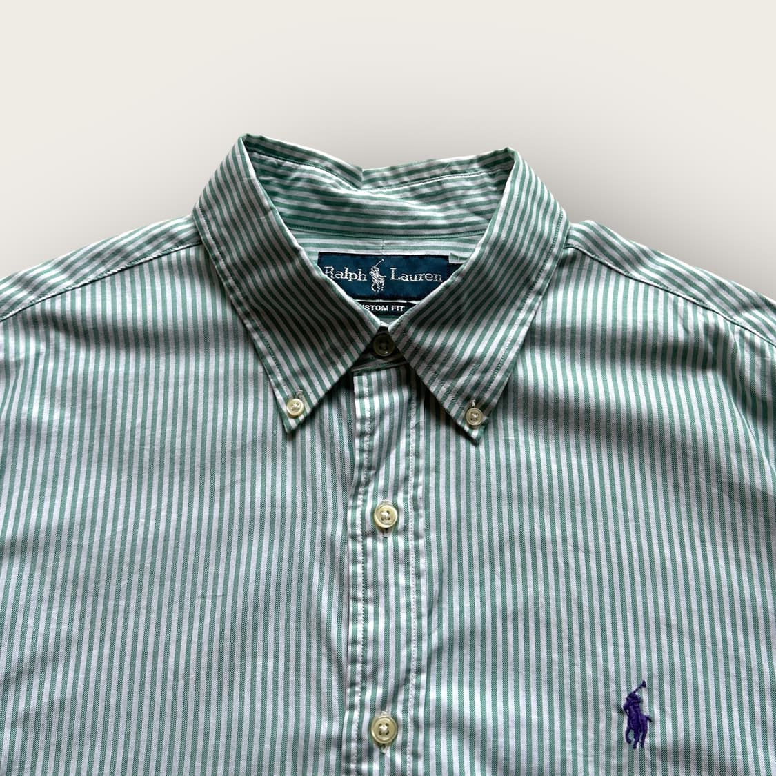 폴로랄프로렌 그린 스트라이프 셔츠 상품이미지2