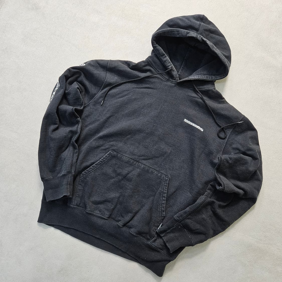 L 디스이즈네버뎃 블랙 후드티 0323Y 상품이미지1