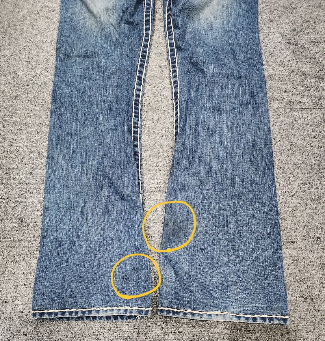 트루릴리젼 RICKY SUPER T 리키슈퍼티 스티치 데님팬츠 바지 28 상품이미지6