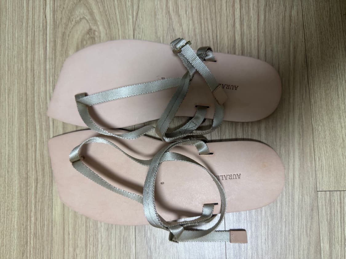 Auralee 오라리 23SS 스트랩 샌들 베이지 240 상품이미지2