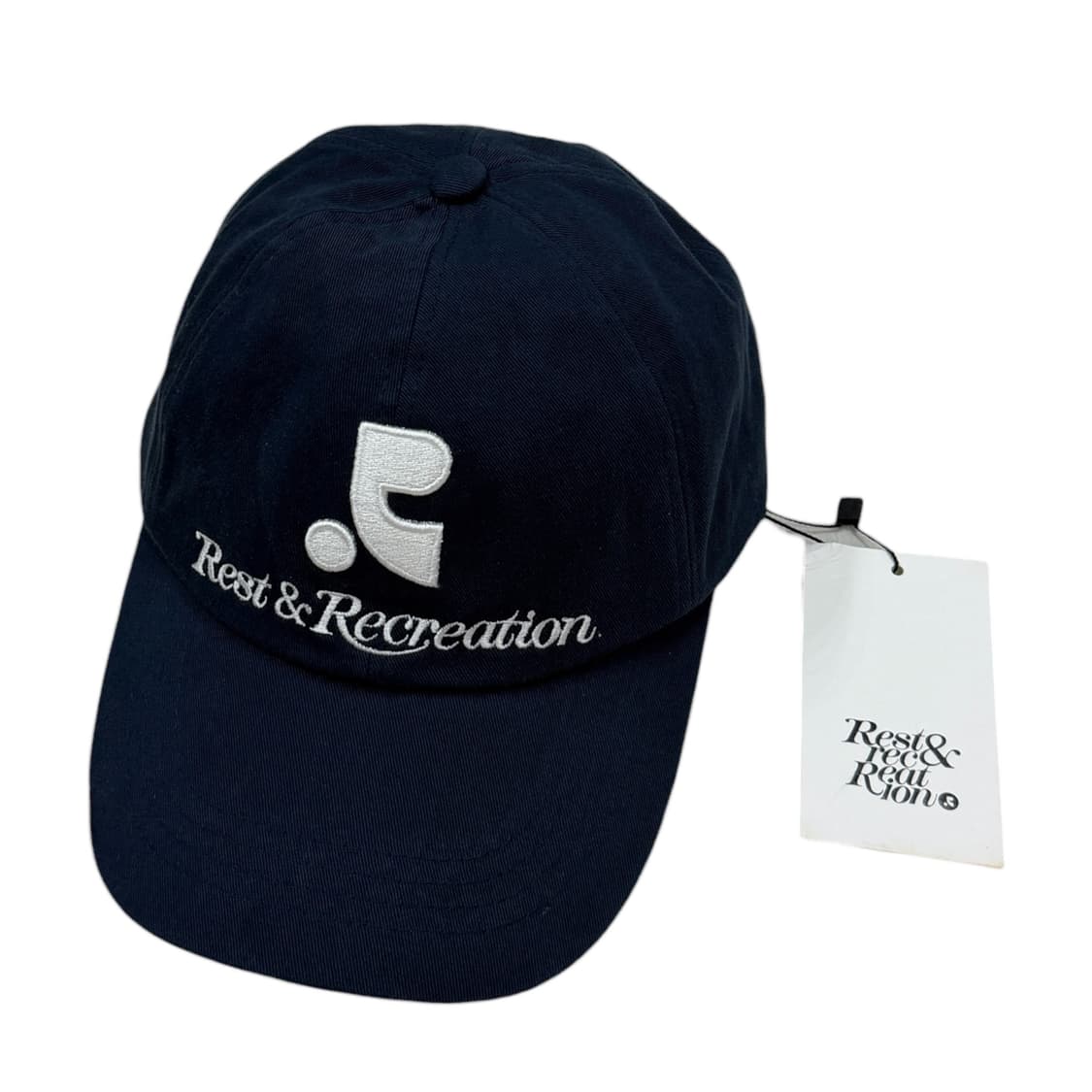 레스트앤레크레이션 로고 볼캡 모자 네이비 상품이미지2