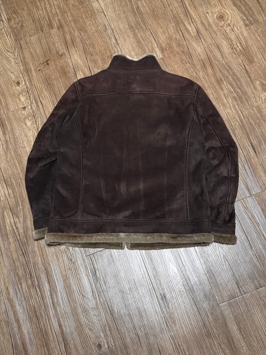 GU 브라운 스웨이드 무스탕 자켓 상품이미지4