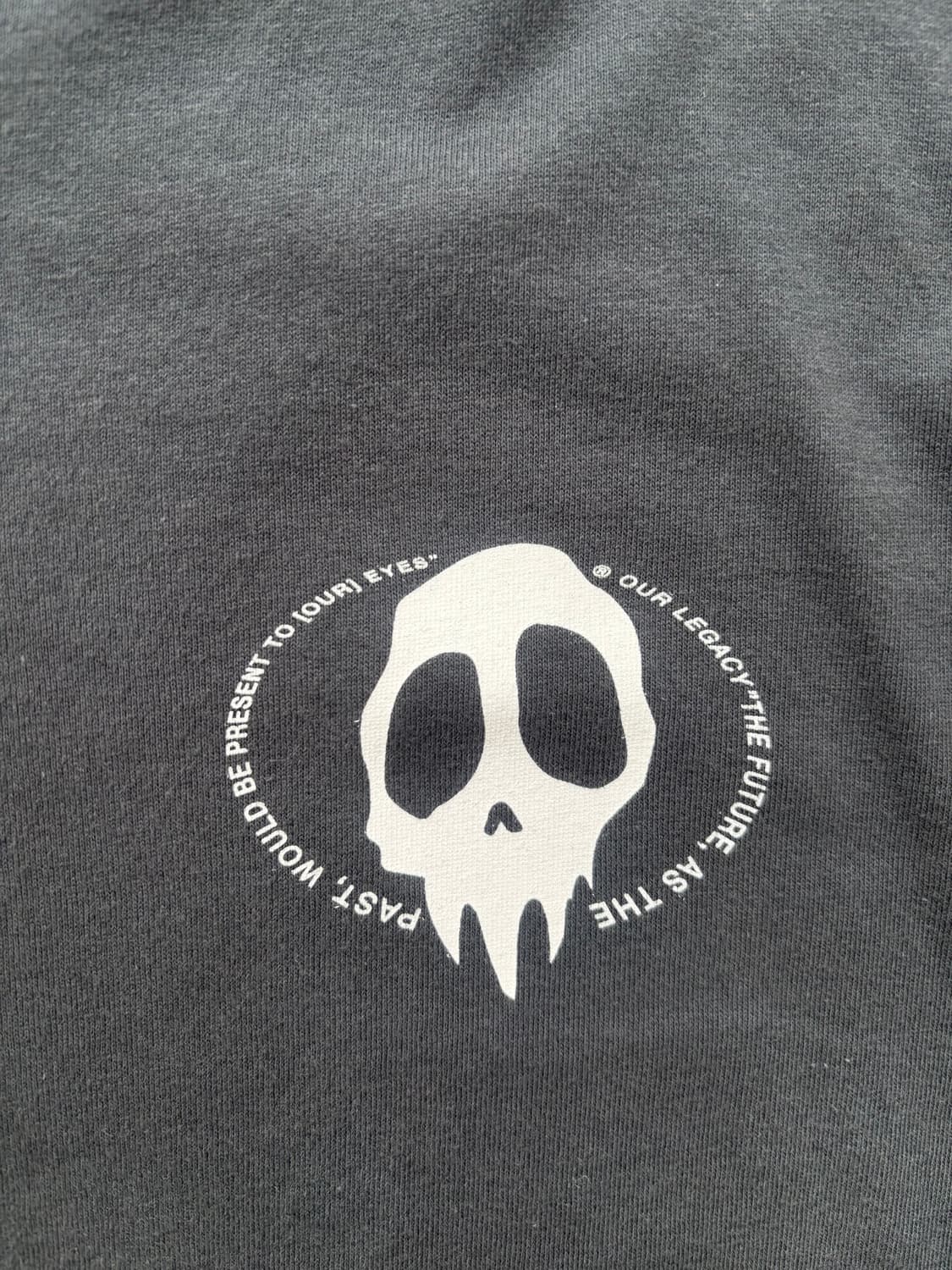 [48] 아워레가시 스컬 프린트 긴팔 티셔츠 롱슬리브 상품이미지3