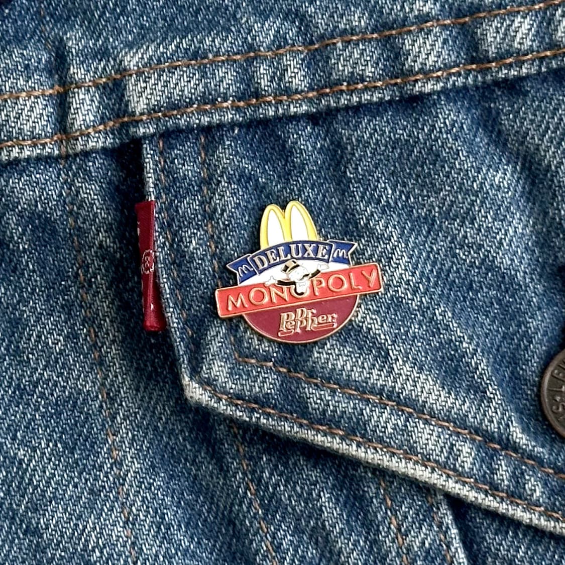 맥도날드 빈티지 크루 핀뱃지 라펠핀 ‘Monopoly Deluxe’ 상품이미지1
