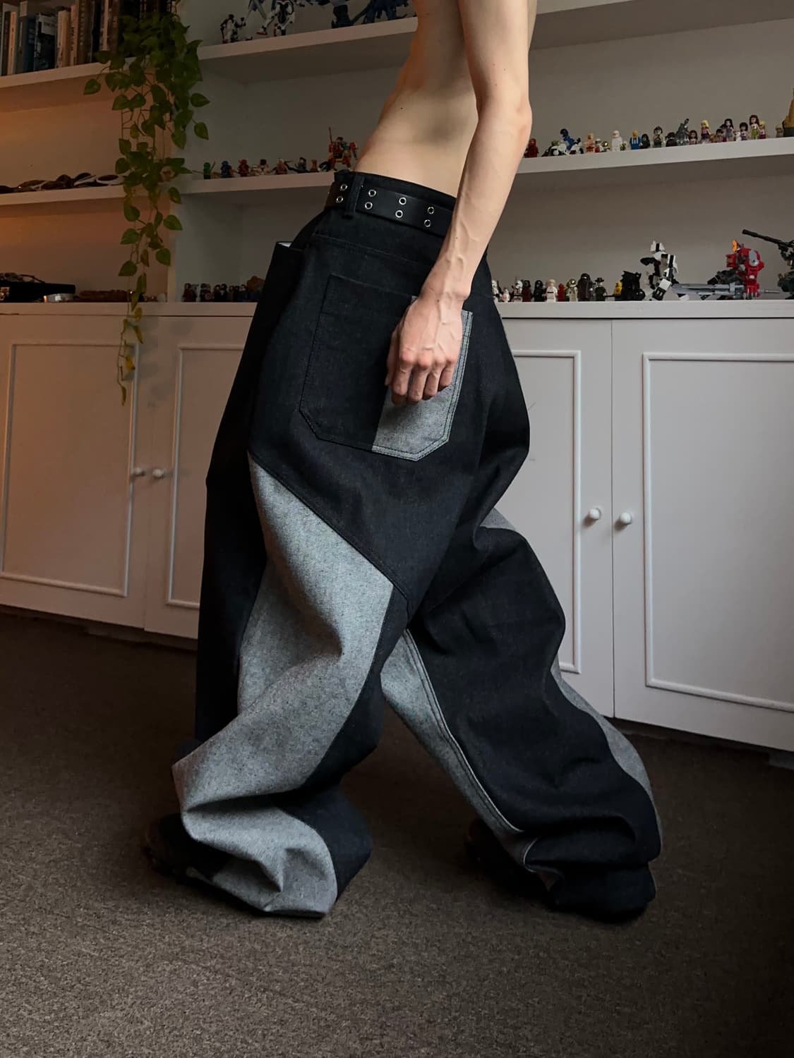 Watt 리버스 슈페리어 오버 데님 팬츠 상품이미지2