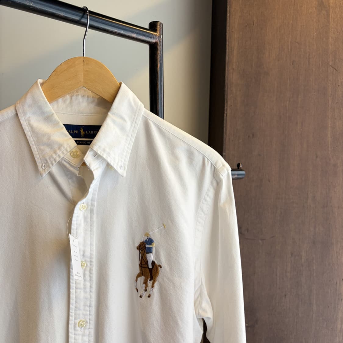 16340 - 폴로 랄프로렌 화이트 빅로고 셔츠 상품이미지3