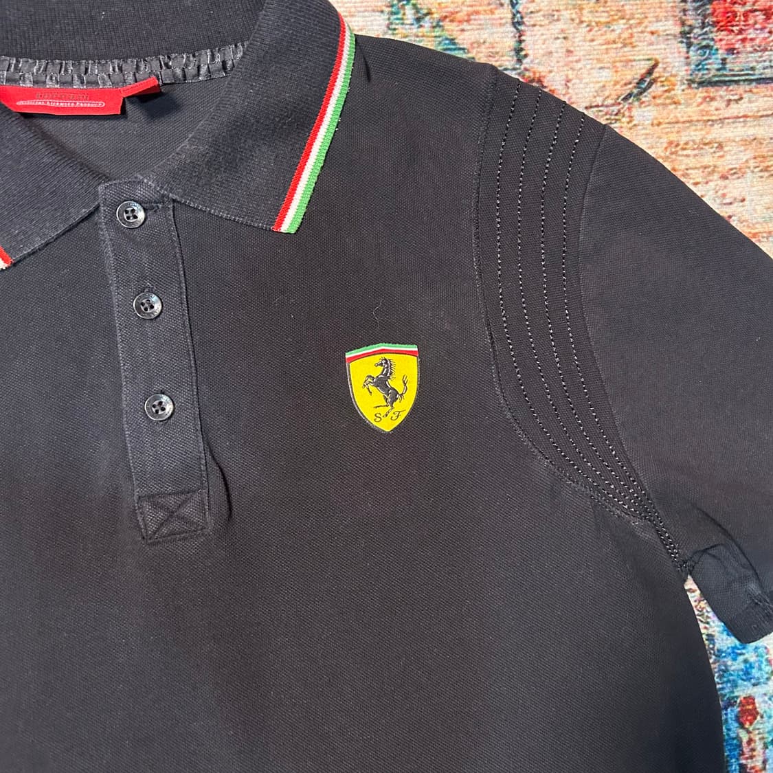 [M] 페라리 오피셜 카라 반팔 상품이미지2