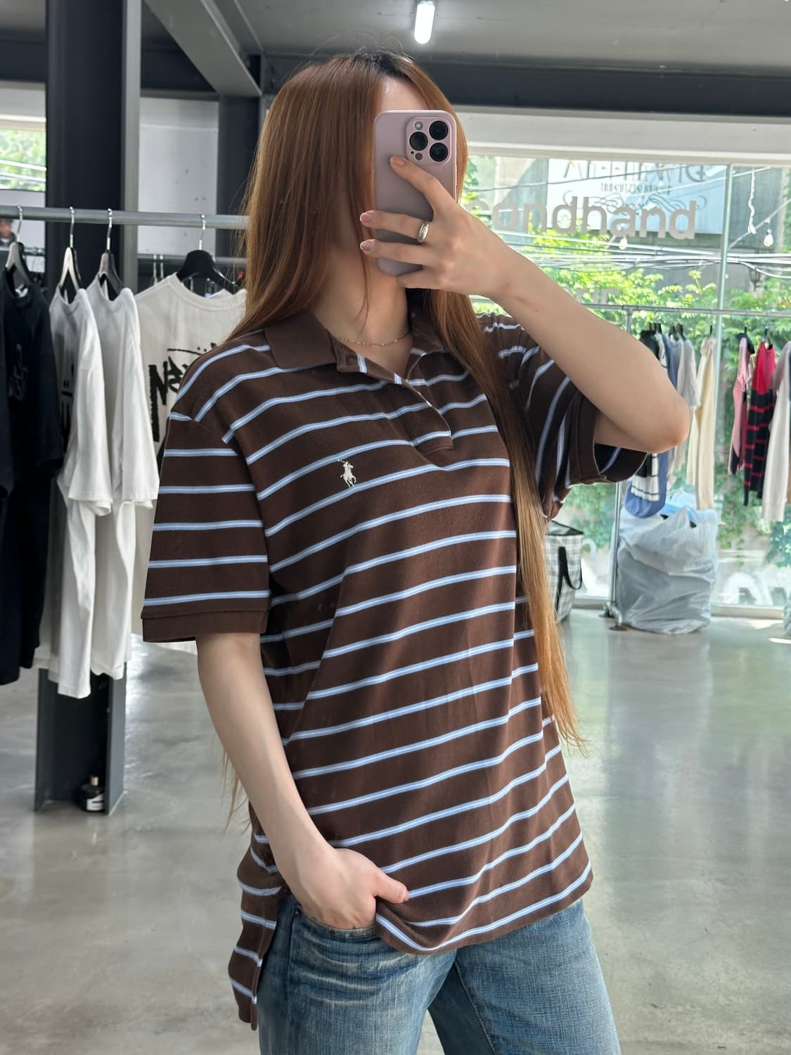 폴로랄프로렌 포니 스트라이프 Pk 반팔티 상품이미지2