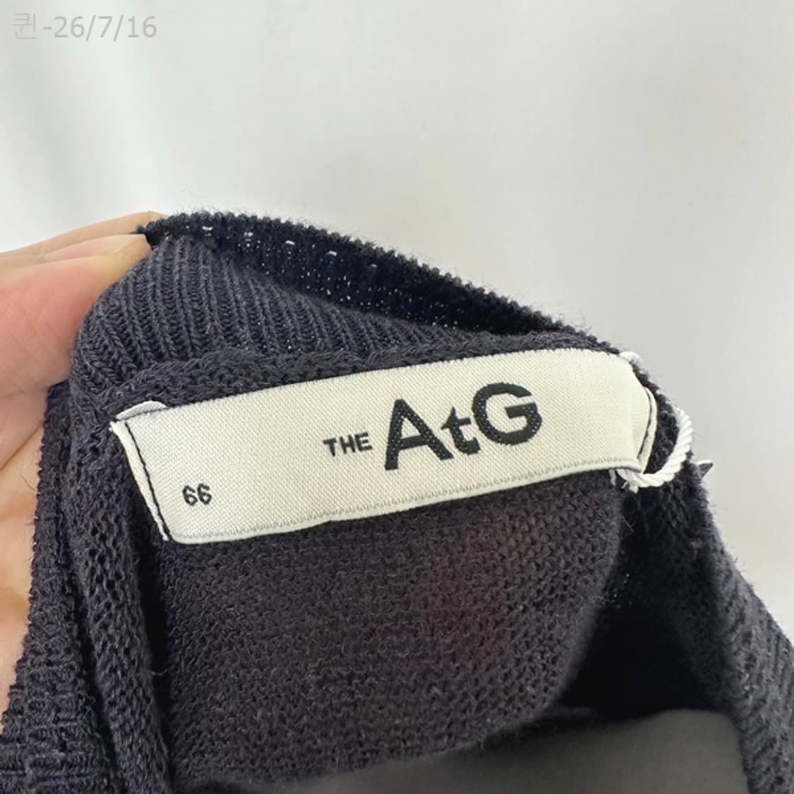 더엣지 여자 얇은 니트조끼 66 (미착용새제품) 상품이미지7