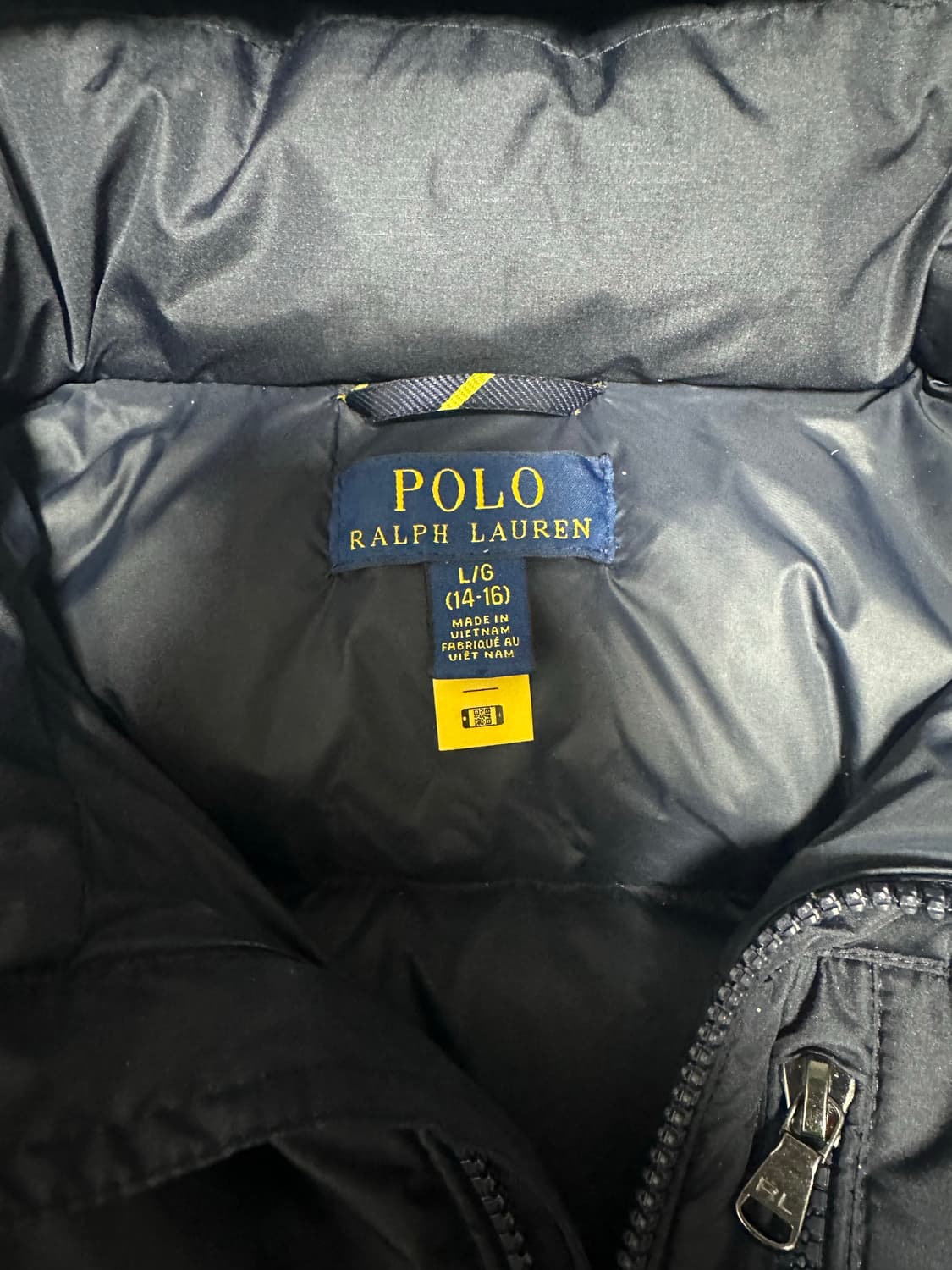 폴로 덕다운 패딩 점퍼 보이즈L 상품이미지4