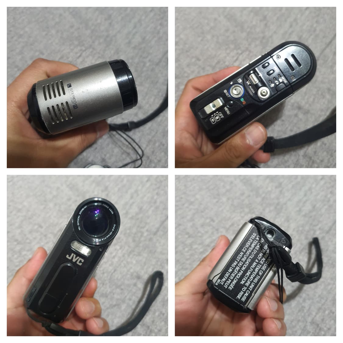 실버 색상의 JVC 캠코더 부품용 상품이미지3