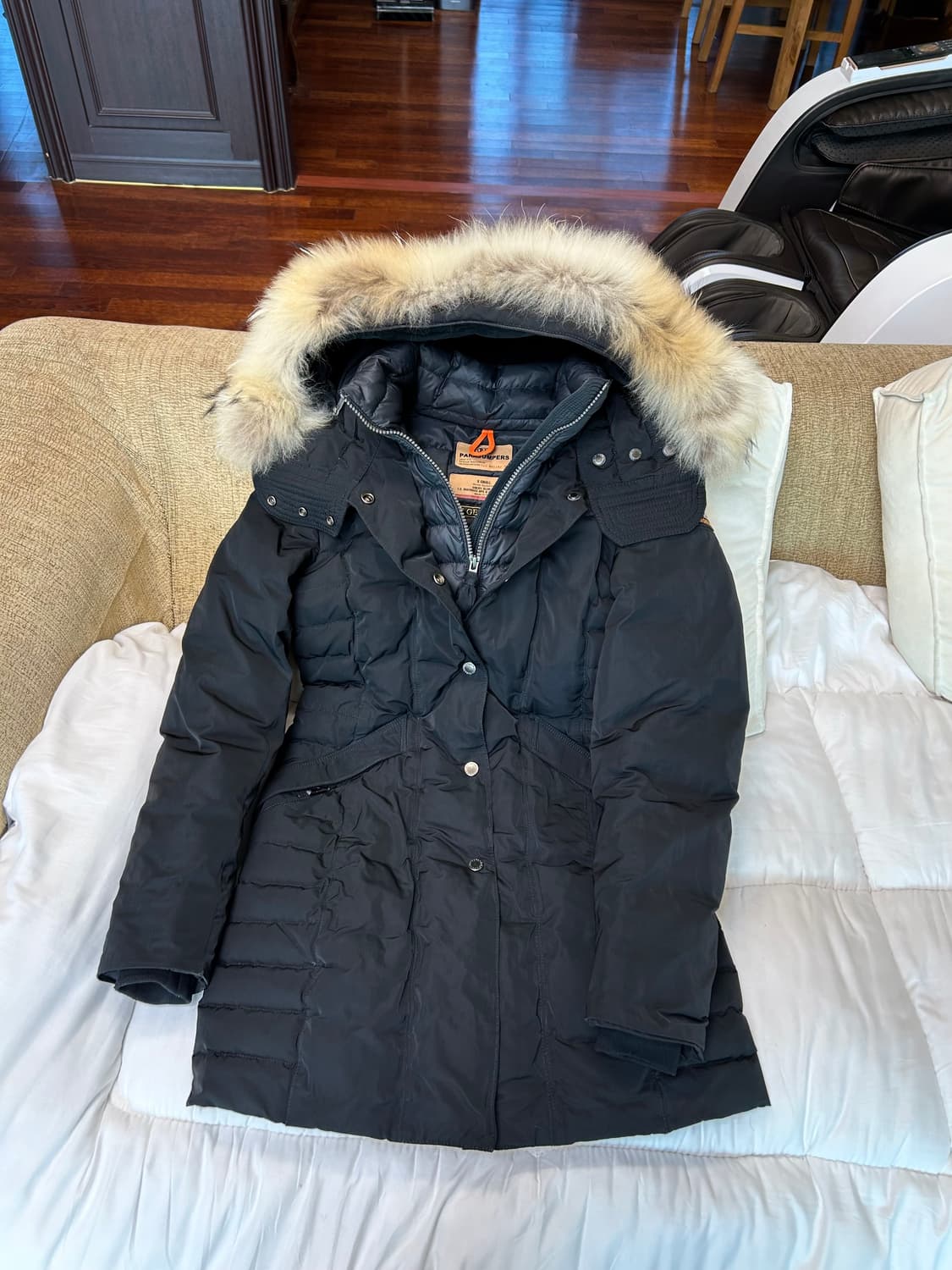 파라점퍼스 미드나잇 블랙 다운패딩(XS/44) 상품이미지4