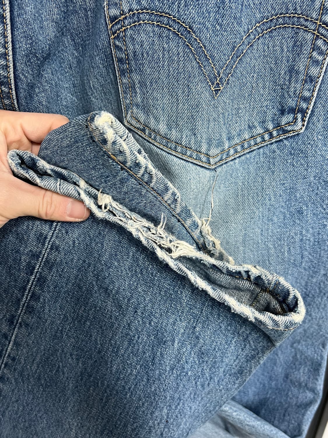 Levis 리바이스 501 와이드핏 데님 팬츠 상품이미지3