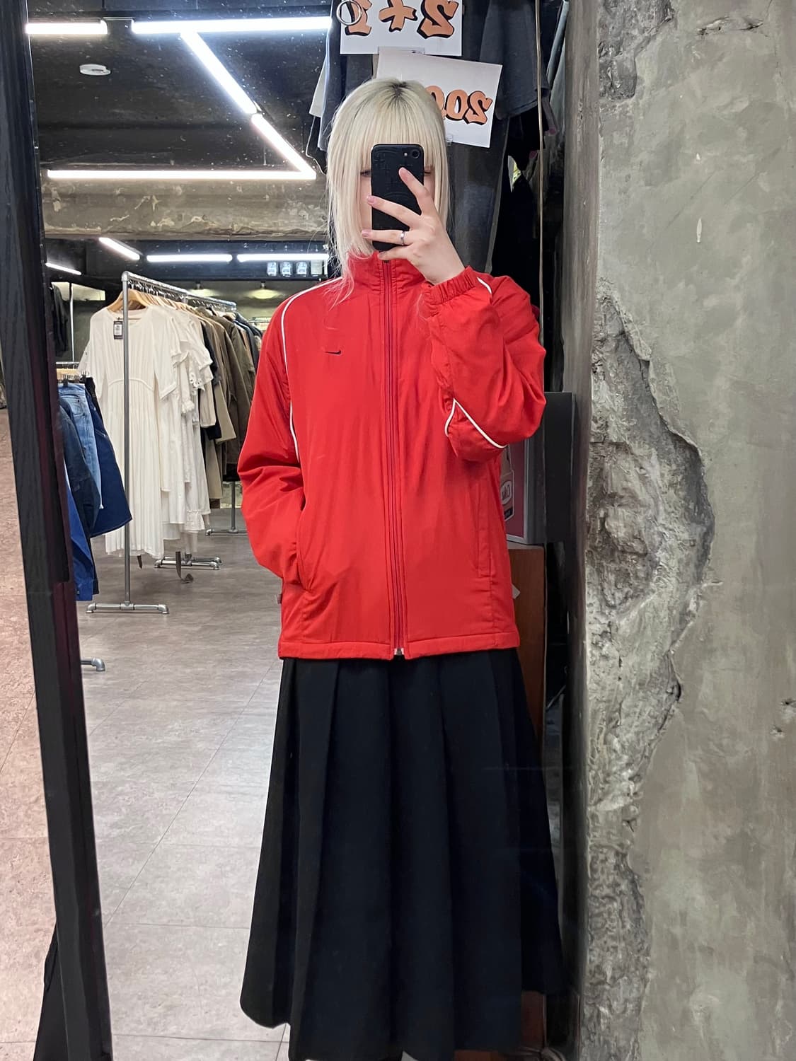 나이키 패딩 점퍼 레드 L #csz4109 상품이미지2