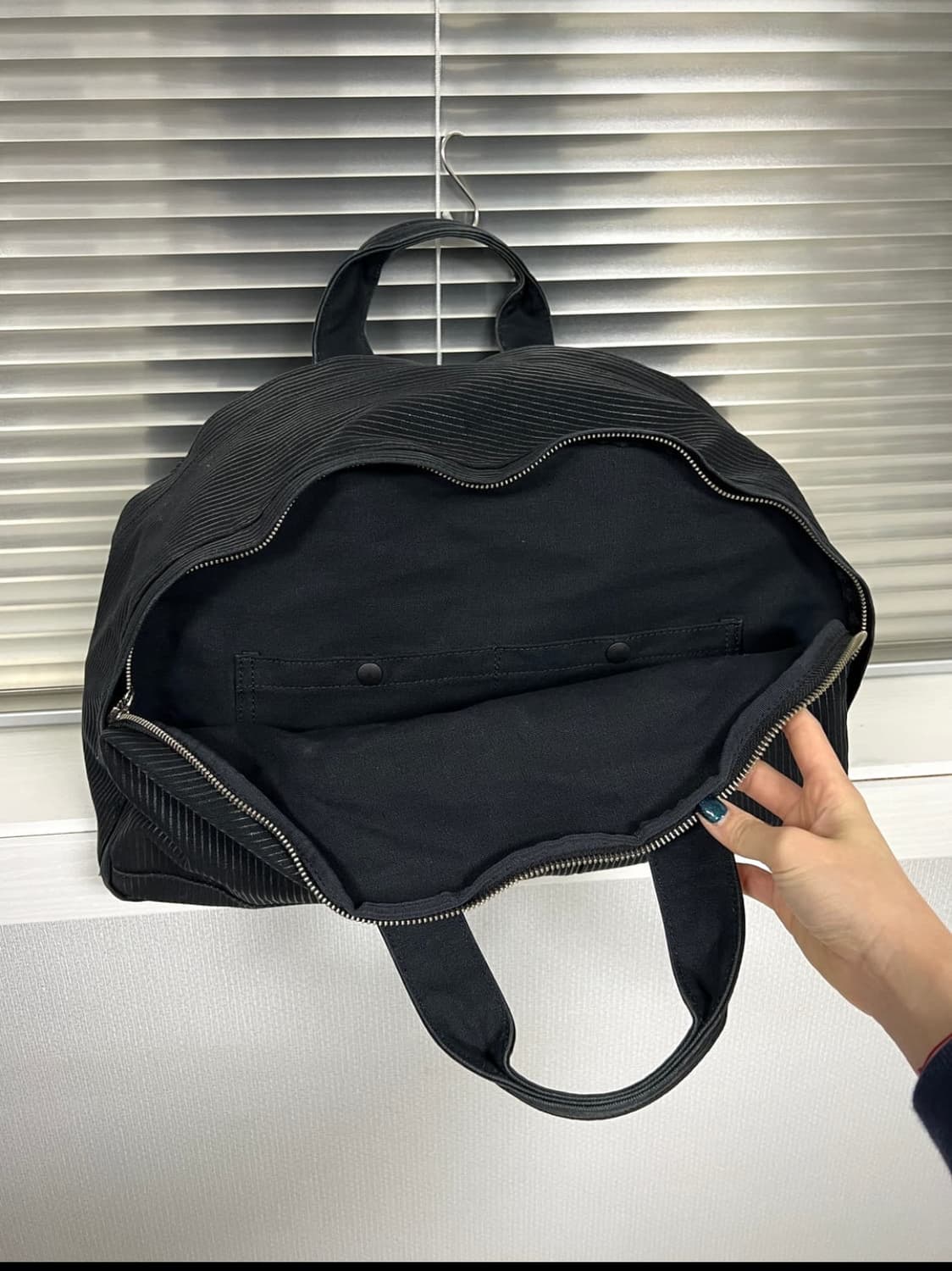 PORTER-TOTE BAG XL (Washed Stripe Black) 상품이미지7