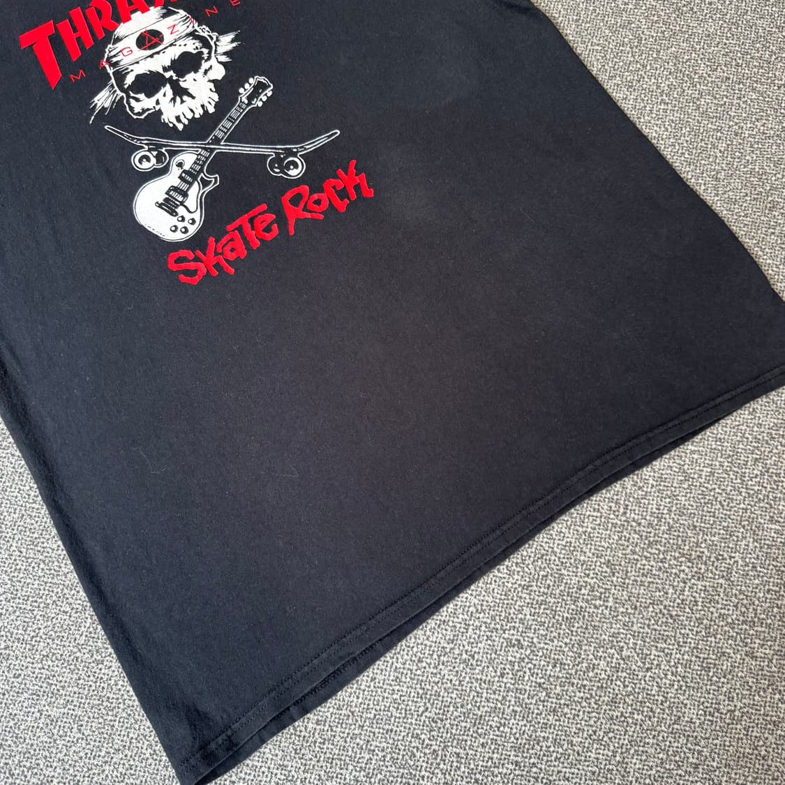 트래셔 스케이트 락 스컬 반팔 상품이미지3