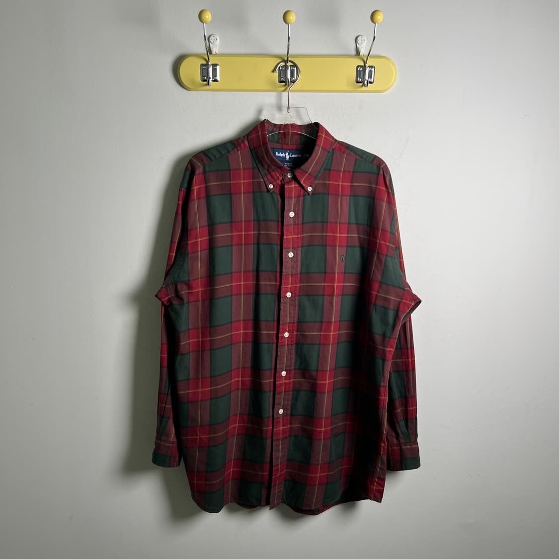 90's 폴로 랄프로렌 블레이크 코튼 타탄체크 셔츠 100 상품이미지2