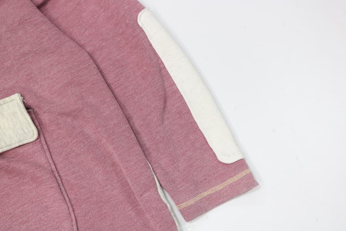 비치 스케이트보드 90s 빈티지 캥거루 포켓 핑크 배색 맨투맨 상품이미지5