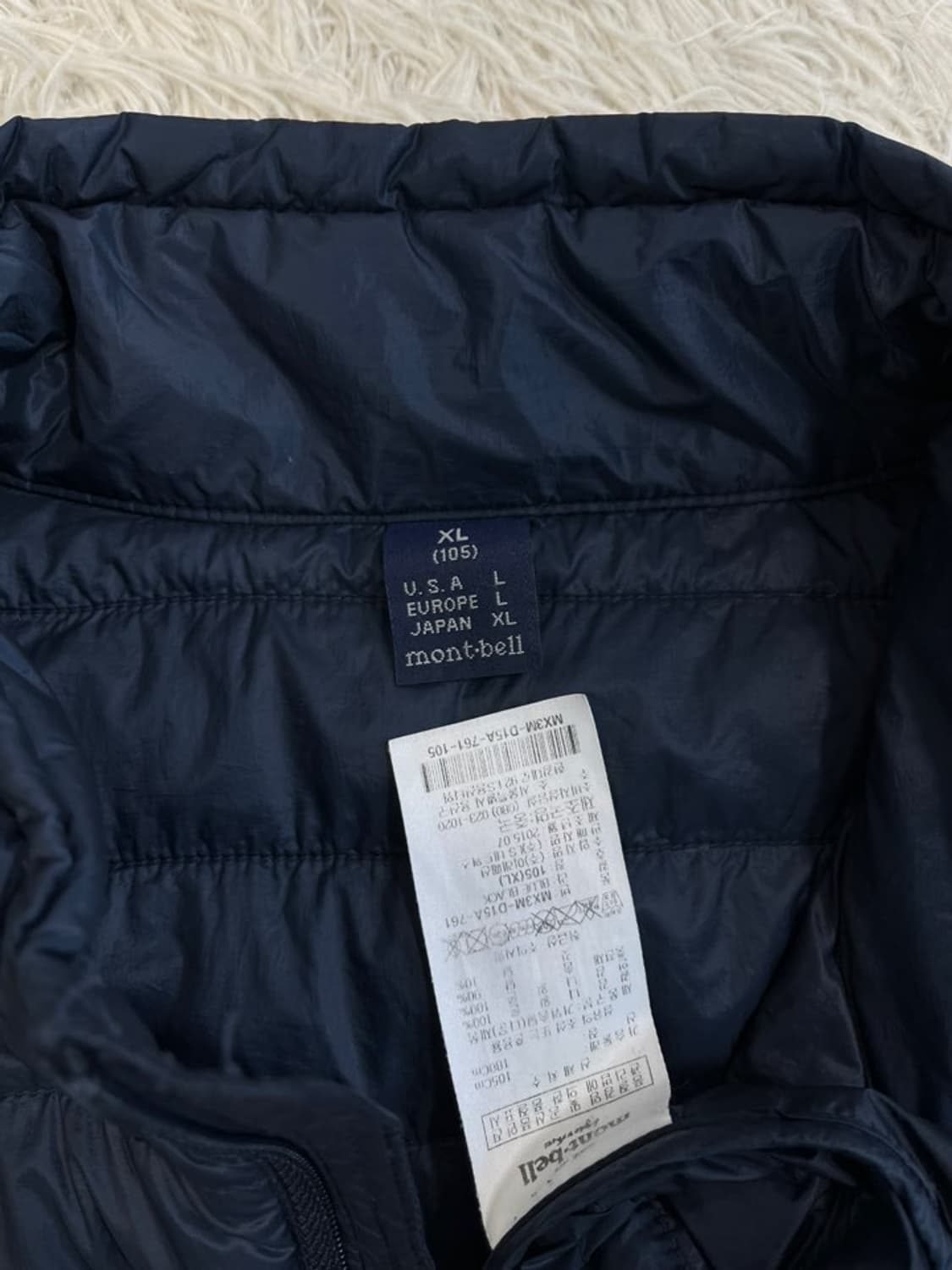 몽벨 구스다운 경량 패딩/#343 상품이미지5