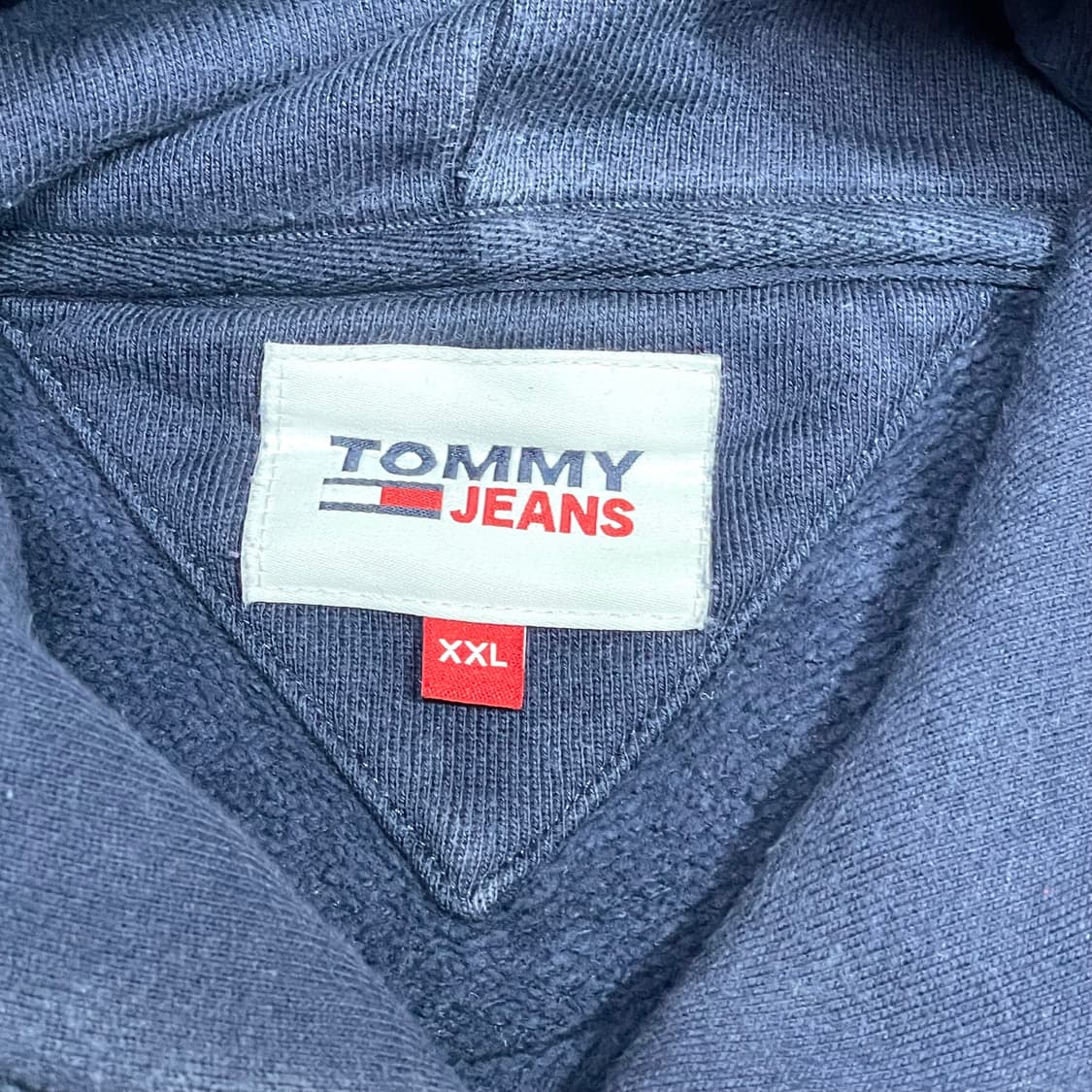 타미진스 시그니처로고 네이비 기모 후드티셔츠 남성XXL 상품이미지5