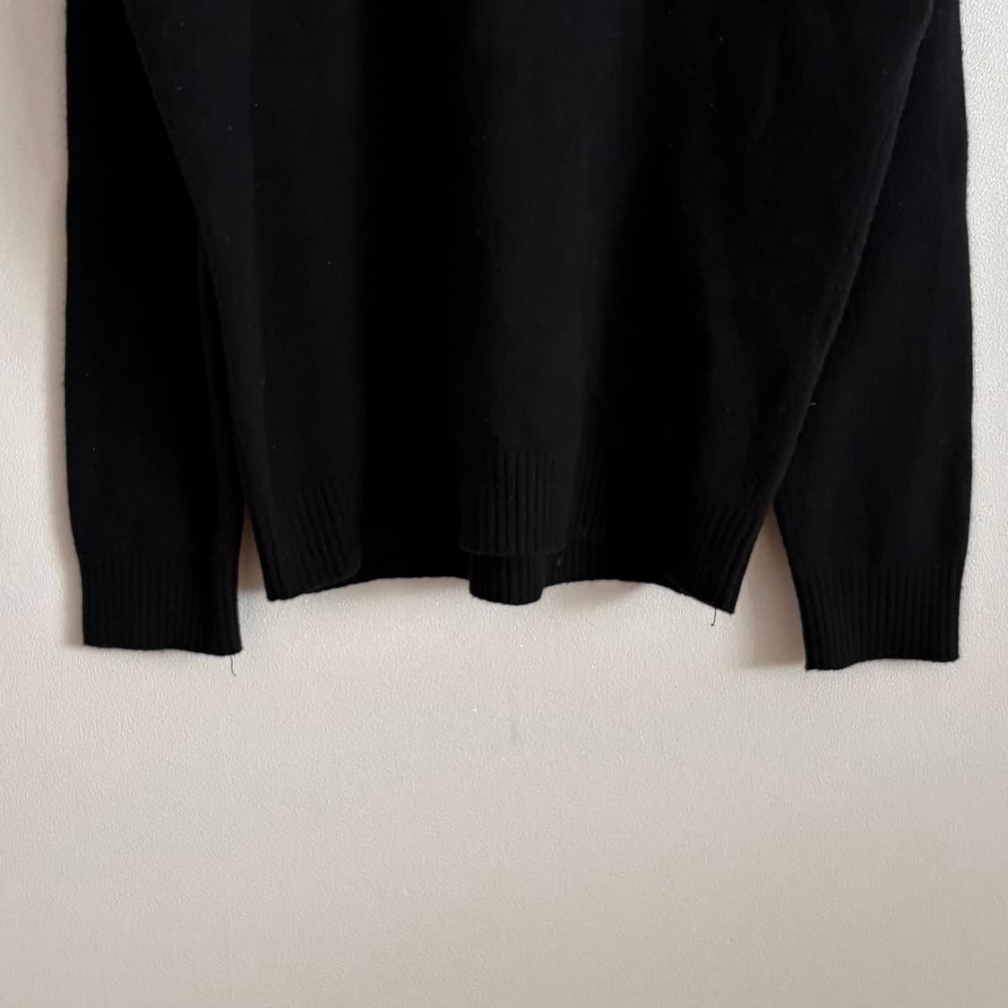 라코스테 클래식핏 울 니트 블랙 XL 상품이미지2