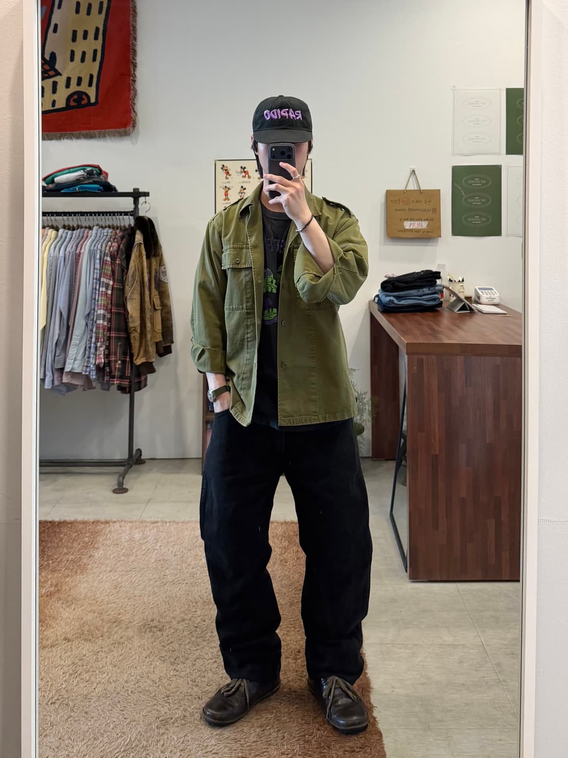 00s Rustler 러슬러 흑청 데님 팬츠 (34inch) 상품이미지2