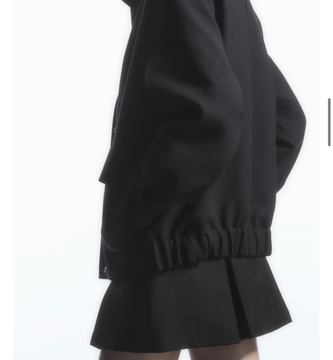 COS 로우라이즈 플리츠 미니 스커트 34 상품이미지4