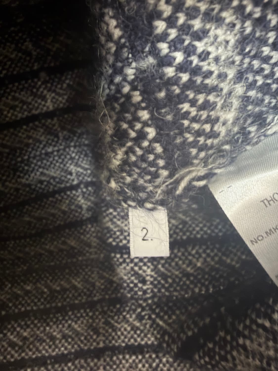 톰브라운 타탄 자카드 메리노 울 가디건 ( 95 ) 상품이미지7