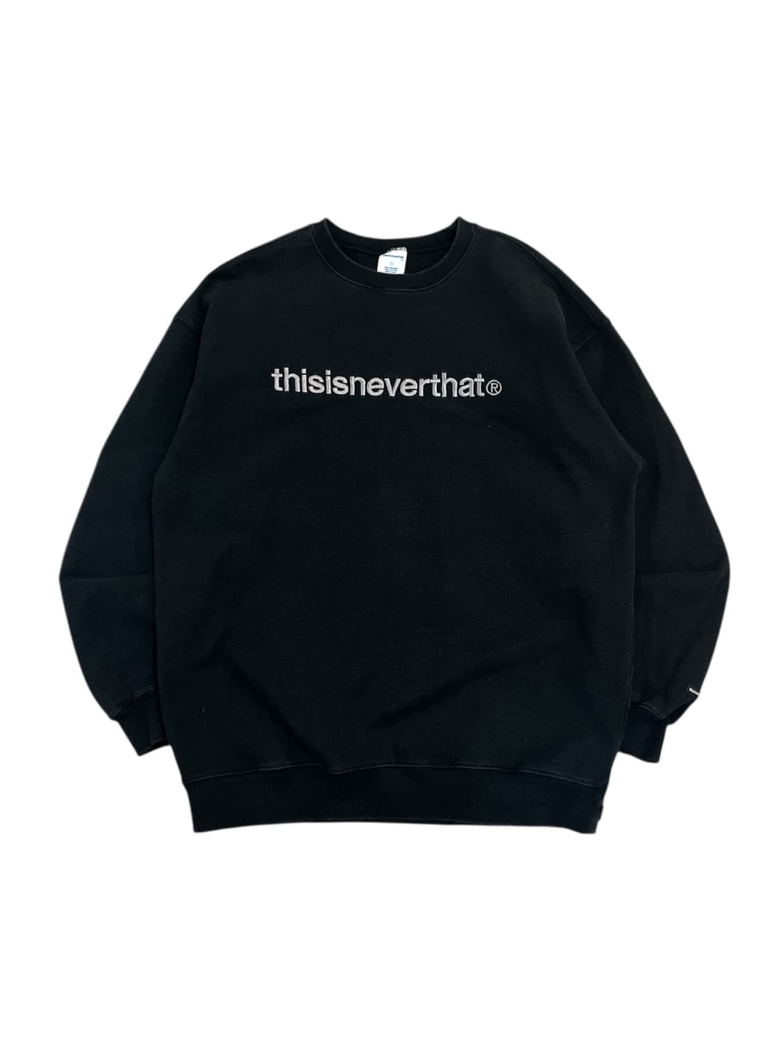 디스이즈네버뎃 맨투맨 블랙 L #csz2272  상품이미지3