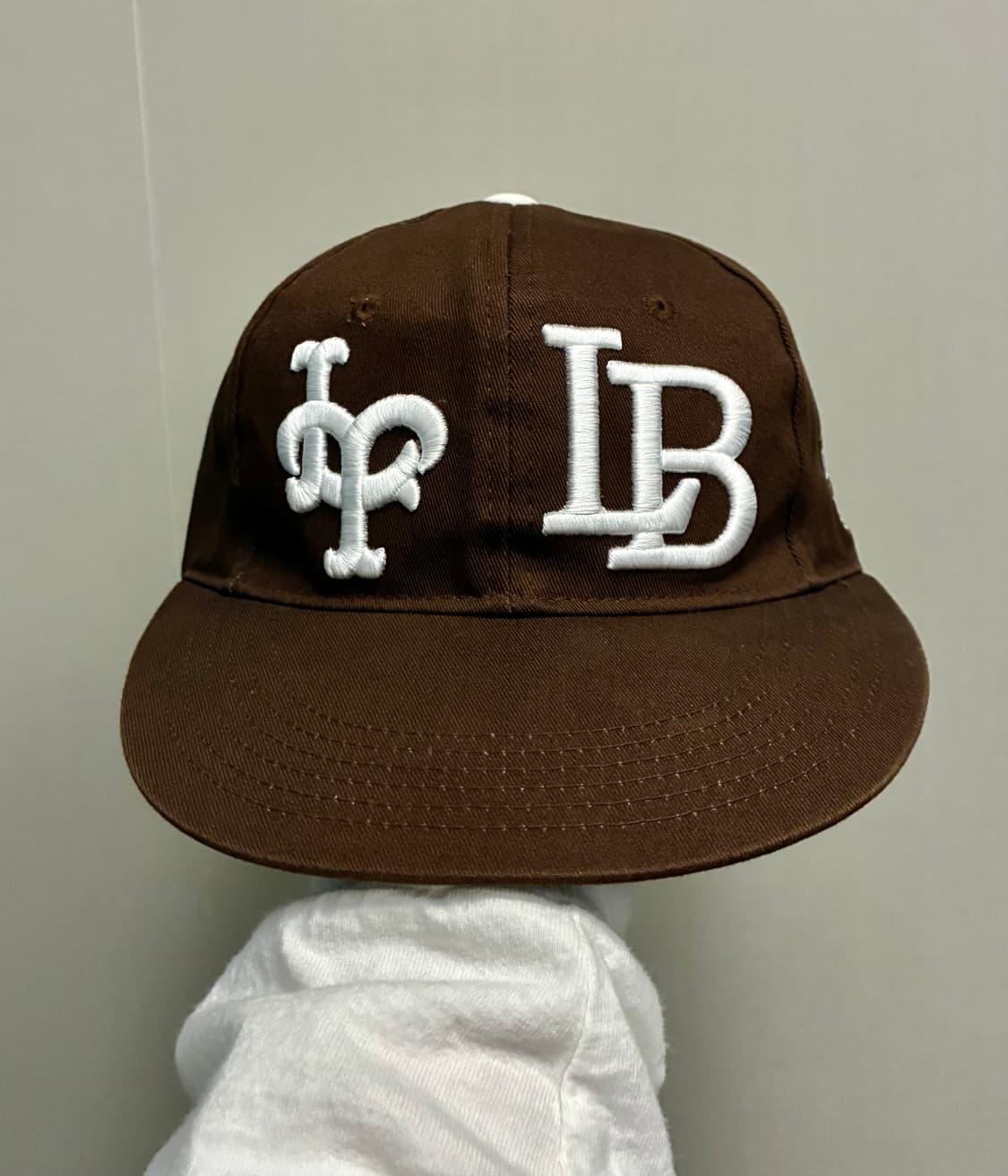 (F)라브로스 LT LB 자수 6패널 볼캡 모자 브라운 상품이미지2