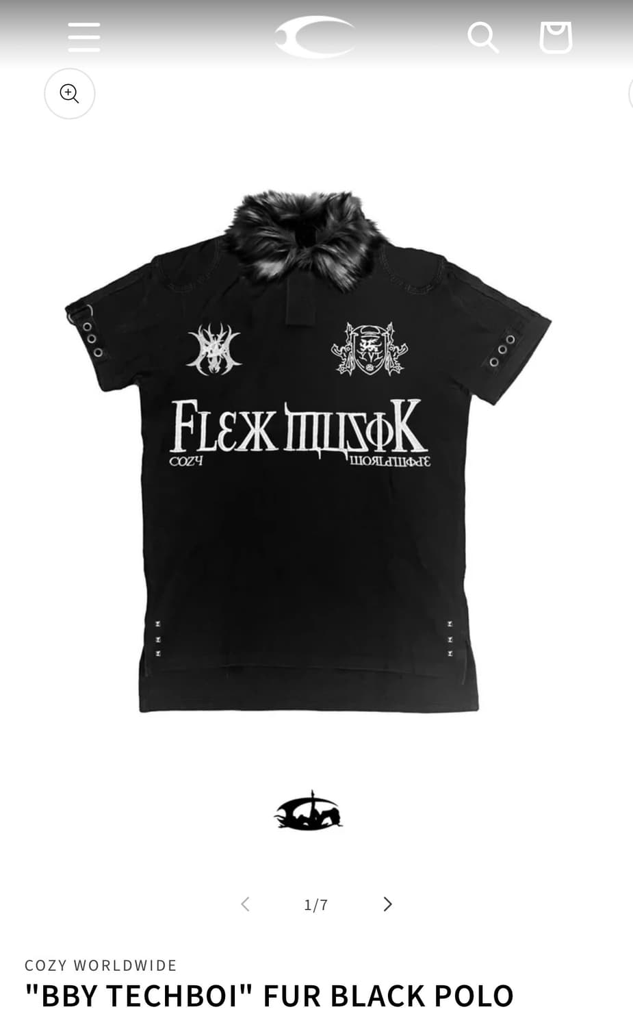 BBY TECHBOI FUR BLACK POLO (L) 상품이미지1