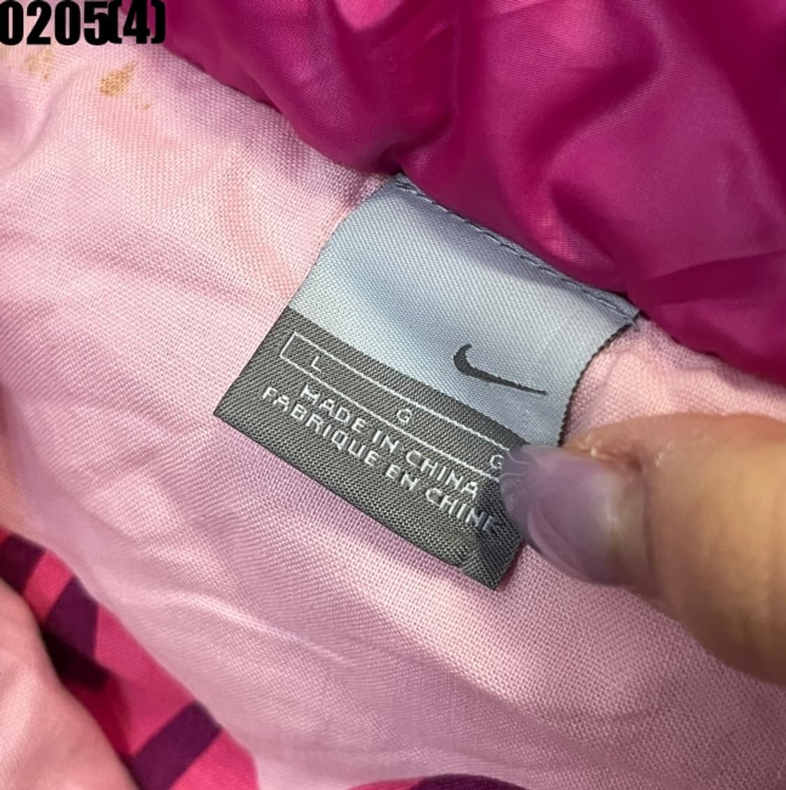 [L/90] 나이키 여성 배색 니트 패딩 조끼 베스트 0205(4) 상품이미지3