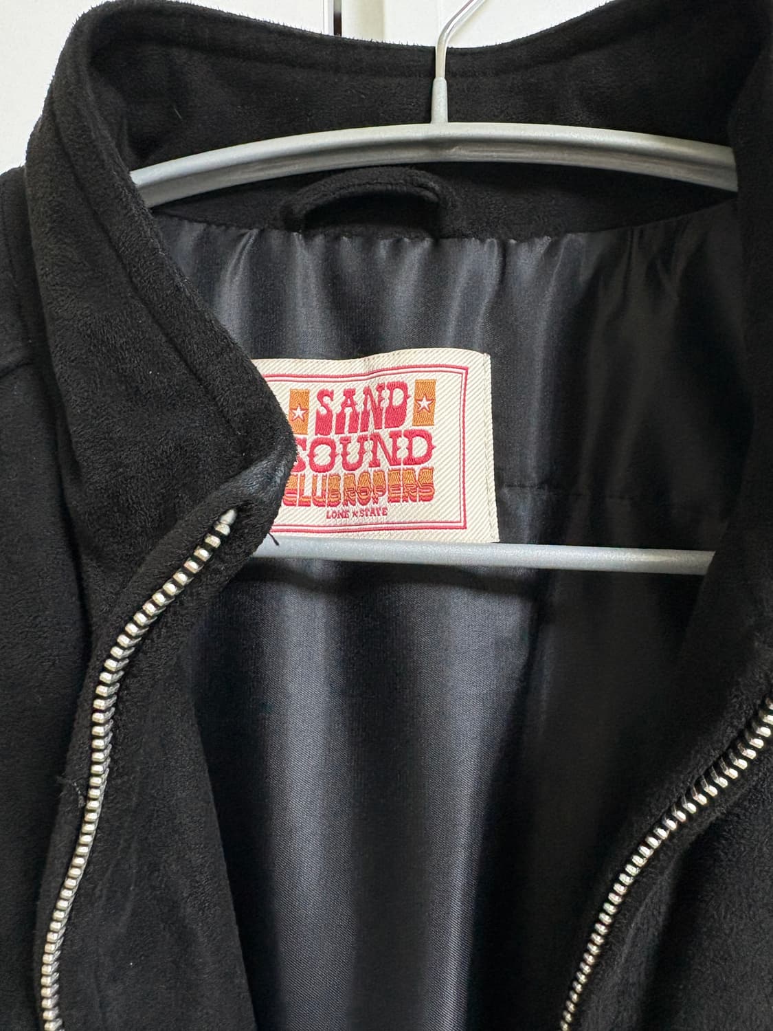 샌드사운드 스웨이드 블루종 블랙 상품이미지5