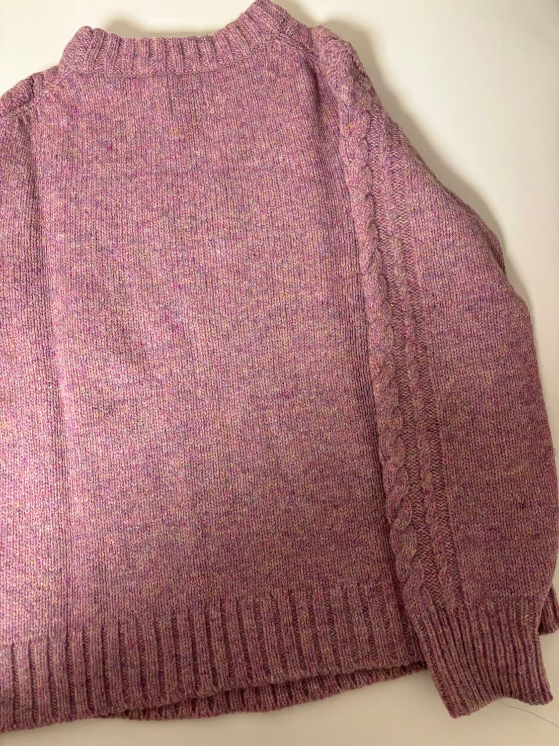 빈티지 뮤트핑크 짜임 니트 상품이미지4