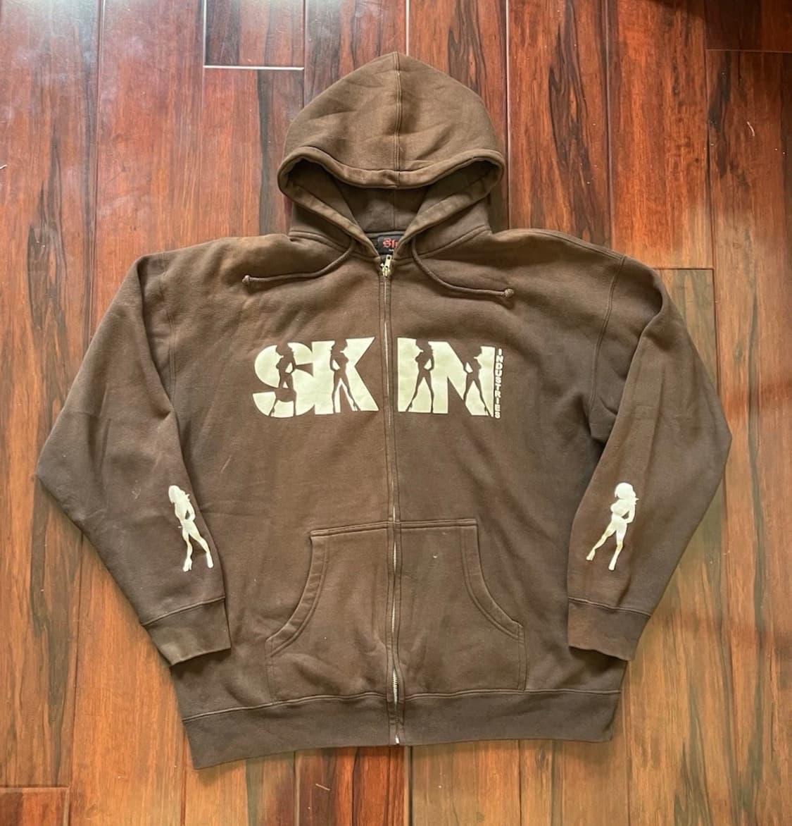 Skin Industries 후드집업 브라운 상품이미지2