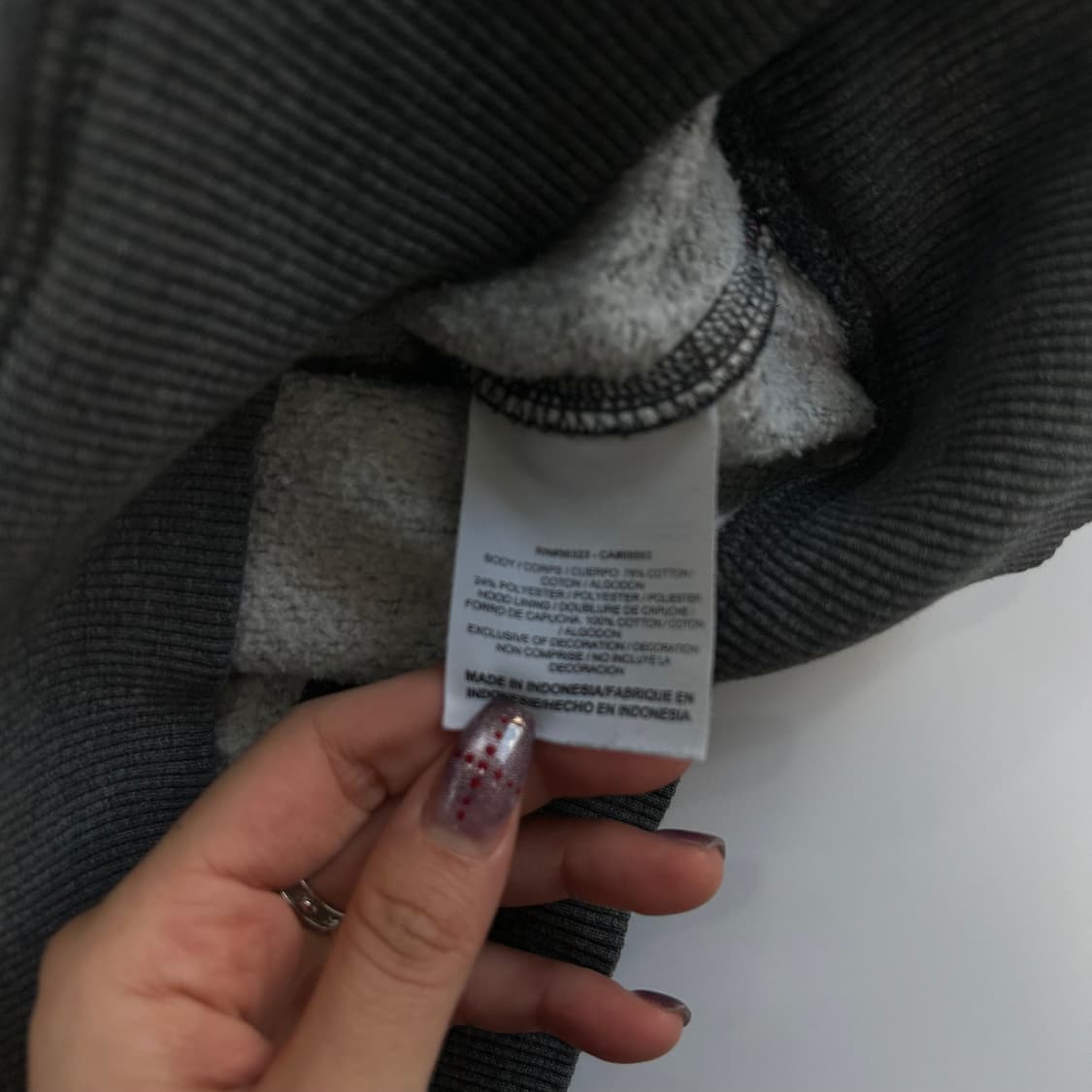 Nike 나이키 차콜 후드티  상품이미지7